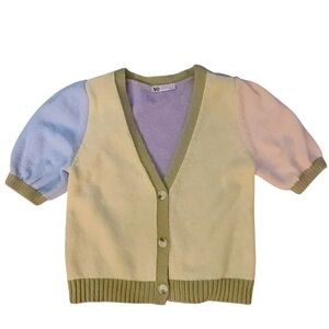 SO Goods For Life Pastel Multi-Color Sweater